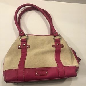 Stone Mountain Pink & Tan Handbag